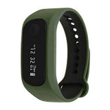 REFLEX 2.0 SMART BAND IN MILITARY GREEN WITH CHARCOAL BLACK ACCENT - SWD90059PP06 - Bharat Time Style