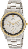 Titan Classique Retrogrades Analog White Dial Men's Watch -NL1768BM01 / NL1768BM01 - Bharat Time Style