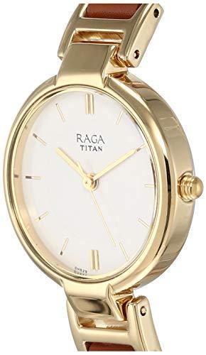 Titan Buy Titan Raga Viva Analog White Dial Women s Watch 2608YL01 2608YL01 Bharat Time Style