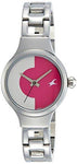 Fastrack Analog Pink Dial Women's Watch NM6134SM02/NN6134SM02 - Bharat Time Style