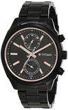 Titan All Black Analog Black Dial Men's Watch NM1733NM01/NN1733NM01 - Bharat Time Style