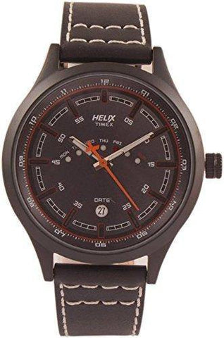 Helix Analog Black Dial Men's Watch-TW003HG14 - Bharat Time Style