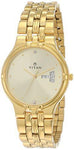 Titan Karishma Analog Gold Dial Men's Watch -NM1107YM08 / NL1107YM08 - Bharat Time Style