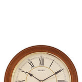 Seiko Wall Clock (30.2 cm x 30.2 cm x 4.5 cm, Brown) - QXA494B - Bharat Time Style