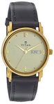 Titan Karishma Analog Champagne Dial Men's Watch -NK1445YL05 - Bharat Time Style