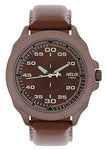 Helix Analog Brown Dial Men's Watch-TW034HG05 - Bharat Time Style