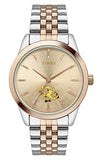 TIMEX Floral Fashion – with Skeletal Cut-Out in Dial Analog Rose Gold Women's Watch-TWEL13111 - Bharat Time Style