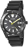 Citizen Men's Stainless Steel Japanese-Quartz Polyurethane Strap, Black, 22 Casual Watch (Model: BI1045-13E) - Bharat Time Style