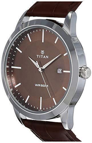 Titan Buy Titan Analog Brown Dial Men s Watch NM1584SL04