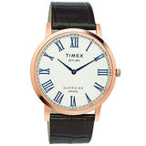 Timex Sapphire Crystal Analog Silver Dial Men's Watch-TWEG17404 - Bharat Time Style