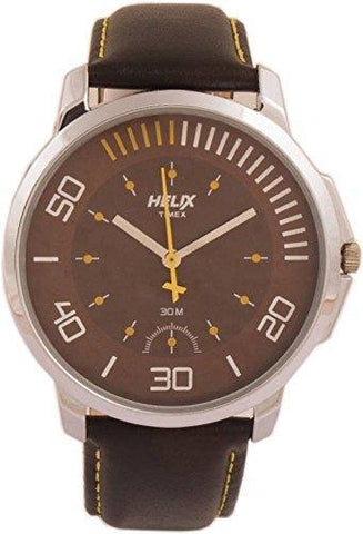 Helix Analog Brown Dial Men's Watch-TW027HG06 - Bharat Time Style