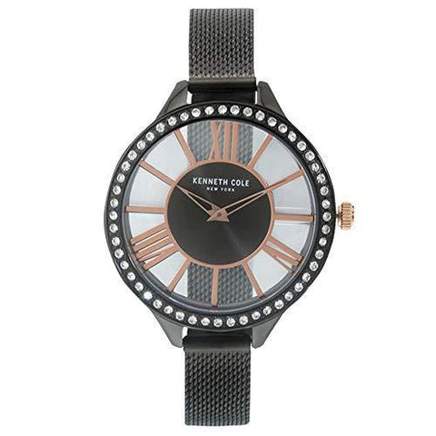 Kenneth Cole Womens Analogue Metallic Watch - KC50184006LD_Black_Free Size - Bharat Time Style