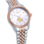 TIMEX Floral Fashion with Skeletal Cut-Out in Dial Analog Silver Women's Watch-TWEL13110 - Bharat Time Style