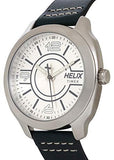 Helix Analog Silver Dial Men's Watch-TW018HG07 - Bharat Time Style