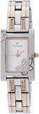 Titan Purple - Glam Gold analog Silver Dial Women's Watch NL9716KM01/NN9716KM01 - Bharat Time Style