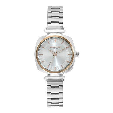 Kenneth Cole Womens Analogue Silver Dial Metallic Watch - KC50188003LD_Silver_Free Size - Bharat Time Style