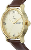 Titan Karishma Analog Champagne Dial Men's Watch NM1580YL05/NN1580YL05 - Bharat Time Style