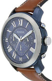 Fossil Grant Chronograph Blue Dial Men's Watch - FS5151 - Bharat Time Style