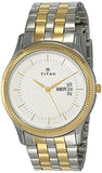 Titan Gents Karishma Analog Silver Dial Men's Watch 1824BM01/NN1824BM01 - Bharat Time Style