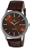 Titan Analog Brown Dial Men's Watch NM1584SL04/NN1584SL04 - Bharat Time Style