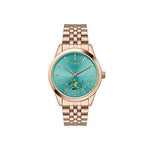 Timex Floral Fashion with Skeletal Cut-Out in Dial Analog Blue Women's Watch-TWEL13108 - Bharat Time Style