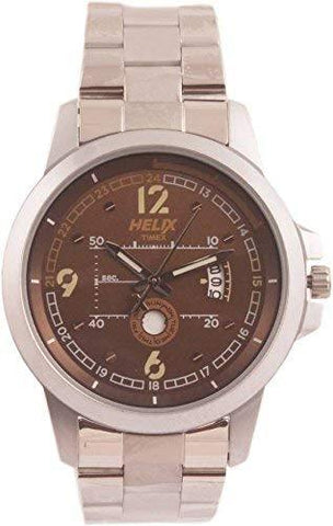 Helix Analog Brown Dial Men's Watch-TW023HG15 - Bharat Time Style