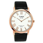 Timex Sapphire Crystal Analog White Dial Men's Watch-TWEG17403 - Bharat Time Style