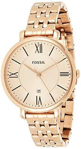 Fossil Analog Rose Gold Dial Women's Watch - ES3435 - Bharat Time Style