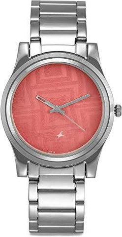 Fastrack Analog Pink Dial Women's Watch - NJ6046SM02C - Bharat Time Style