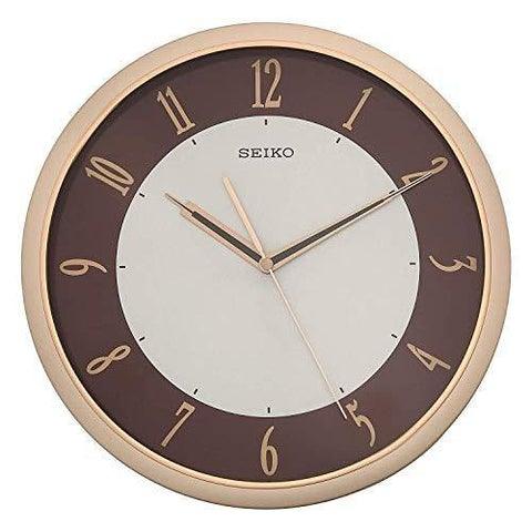 Seiko Golden Plastic Case Wall Clock - QXA753PN - Bharat Time Style