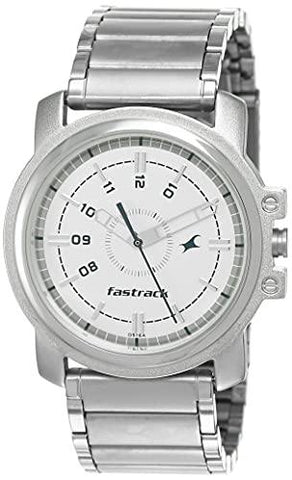 Fastrack Economy Analog White Dial Men's Watch NM3039SM01/NN3039SM01 - Bharat Time Style