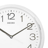 Seiko Wall Clock(QXA014SN,Silver,31.1 CMX31.1 CMX3.9 cm - Bharat Time Style