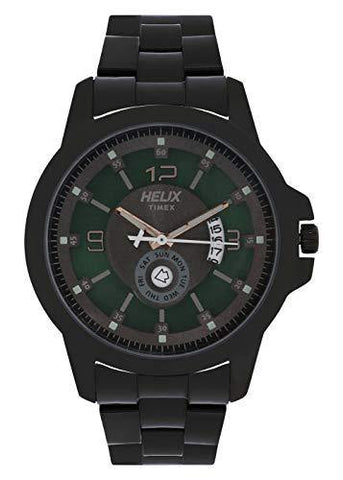 Helix Analog Black Dial Men's Watch-TW023HG21 - Bharat Time Style