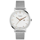 Timex Long Last-Ten Year Battery Life Analog Silver Dial Women's Watch-TWEL12900 - Bharat Time Style