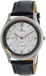 Titan Classique Retrogrades Analog White Dial Men's Watch NM1768SL02/1768SL02 - Bharat Time Style