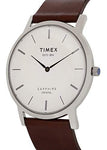 Timex Sapphire Crystal Analog Silver Dial Men's Watch-TWEG17400 - Bharat Time Style