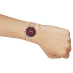 Timex Long Last-Ten Year Battery Life Analog Red Dial Women's Watch-TWEL12904 - Bharat Time Style