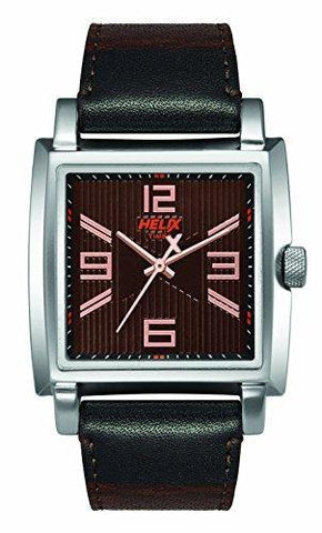 Helix Analog Brown Dial Men's Watch - TW026HG07 - Bharat Time Style