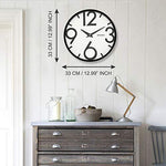 Seiko White Dial Black Round Wall Clock - QXC239KN - Bharat Time Style