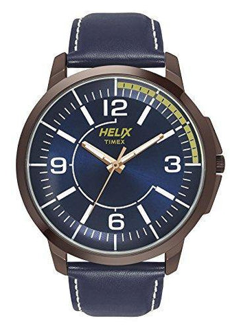 Helix Analog Blue Dial Men's Watch - TW027HG16 - Bharat Time Style