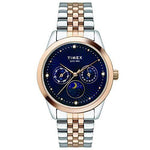 Timex Moon Phase Multifunction Analog Blue Dial Women's Watch-TWEL13107 - Bharat Time Style