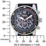 Fossil Chronograph Black Dial Men's Watch - CH2626 - Bharat Time Style