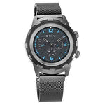 Titan Connected X Black Hybrid Smartwatch for Men - 90116NM01 - Bharat Time Style