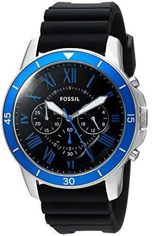 Fossil Analog Black Dial Men's Watch - FS5300 - Bharat Time Style