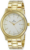 Titan Regalia Baron Analog Champagne Dial Men's Watch 1627YM04/NN1627YM04 - Bharat Time Style