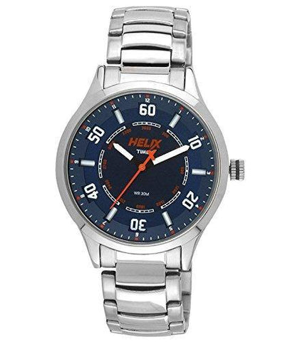 Helix Analog Blue Dial Men's Watch - TW027HG11 - Bharat Time Style