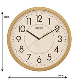 Seiko Radium Wall Clock, Golden 36.1 cm x 36.1 cm x 3.9 cm -QXA629BT - Bharat Time Style