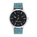 Fastrack Denim Analog Black Dial Men's Watch 3184SL02/NN3184SL02 - Bharat Time Style