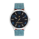 Fastrack Denim Analog Black Dial Men's Watch 3184SL02/NN3184SL02 - Bharat Time Style