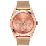 Timex Rose Edition Multifunction Analog Gold Dial Women's Watch-TWEL13205 - Bharat Time Style